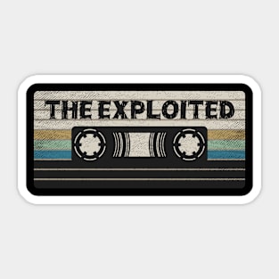 The Exploited Mix Tape Sticker